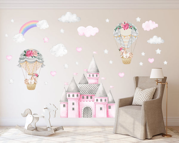 baby castle nursery decal