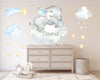 sleeping elephant wall decal