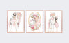 princess unicorn baby nursery art