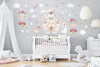girls castle wall decals