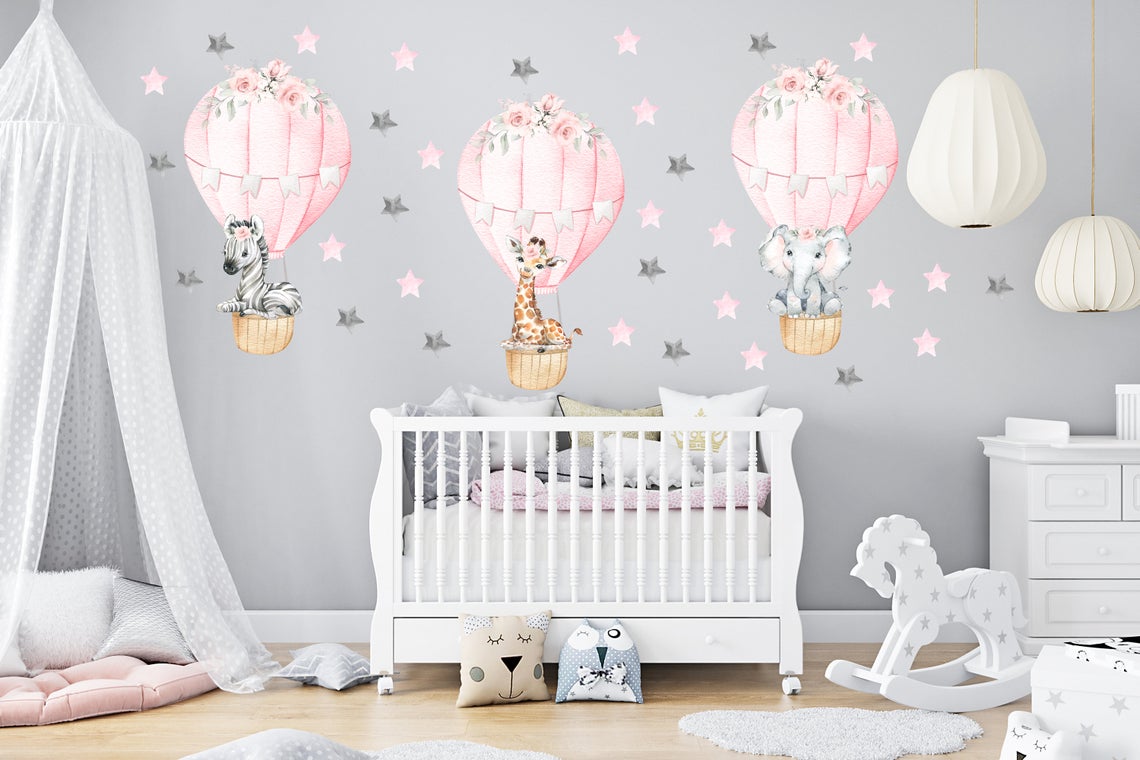 Hot air balloon clearance baby room